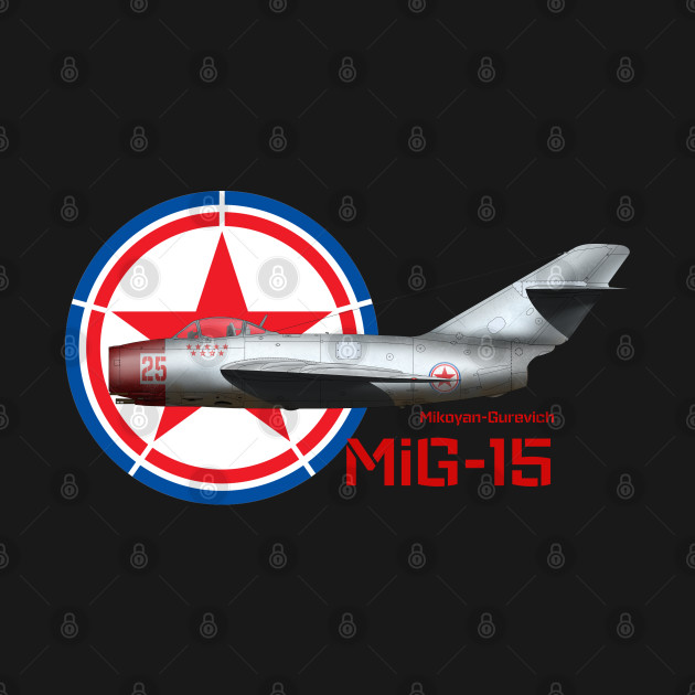 Discover Mikoyen-Gurevich MiG-15 (North Korea) - Mig 15 - T-Shirt