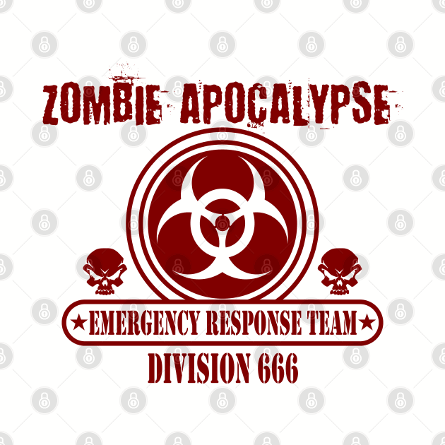 Zombie Apocalypse Response Team by DavesTees