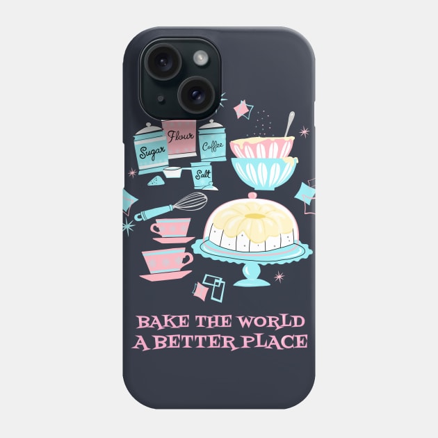 Bake the World Phone Case by LittleBunnySunshine