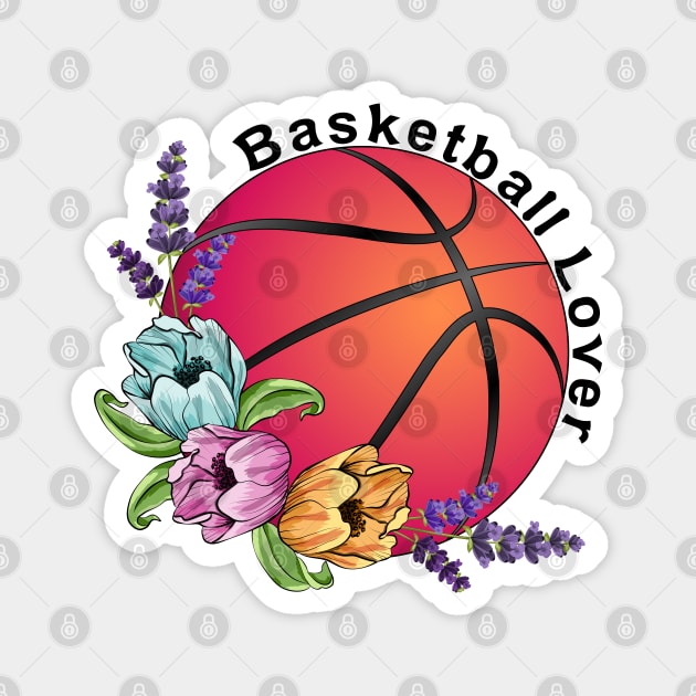 Basketball Lover Magnet by Designoholic