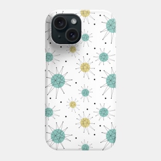 Atomic Era Franciscan Starburst Mid Century Pattern Phone Case