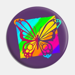 Artistic Butterfly Art Pin