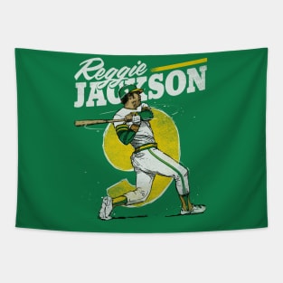 Reggie Jackson Oakland Retro Tapestry