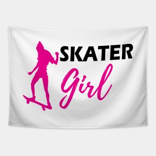 Skateboarder Girl - Skater Girl Tapestry