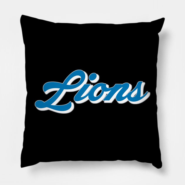 Lions Pillow by CovpaTees