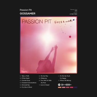 Passion Pit - Gossamer Tracklist Album T-Shirt