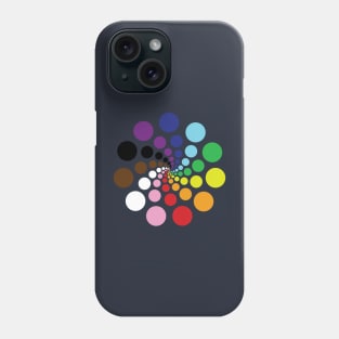 Rainbow dots Phone Case