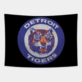 vintage detroit tigers Tapestry