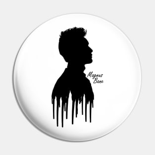 Shadowhunters / The mortal instruments - Magnus Bane / Harry Shum Jr dripping silhouette (black) - Warlock - Malec - Clary, Alec, Jace, Izzy Pin