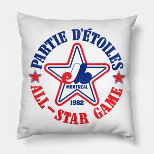 Defunct 80s Montreal Baseball All Star Pillow