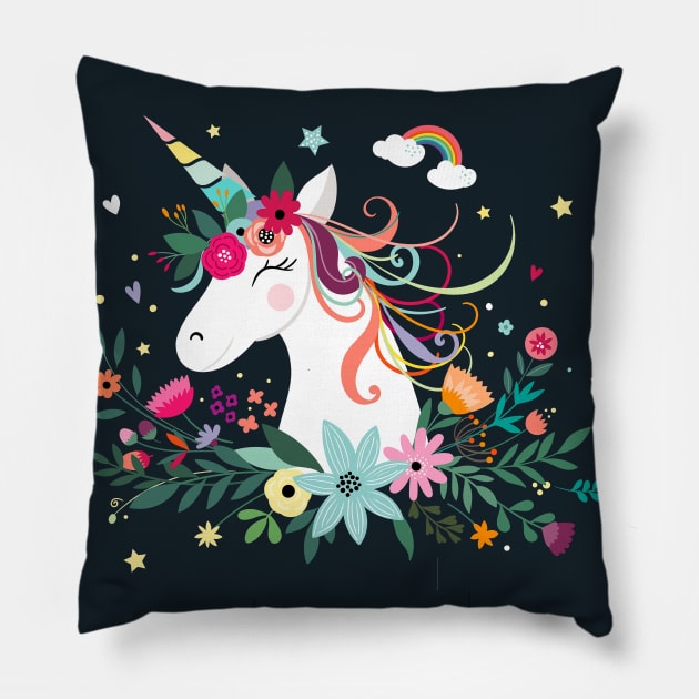Unicorn lover T-Shirt Pillow by TAMOH65