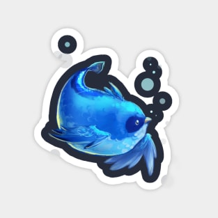 Blue merbird Magnet