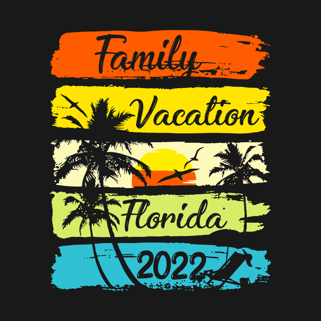 Vintage Family Vacation 2022 Florida Matching Group Summer by Sun68