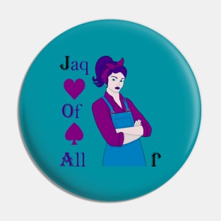 Jaq of All Logo Girl Pin