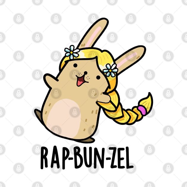 Rap-bun-zel Funny Bunny Pun by punnybone