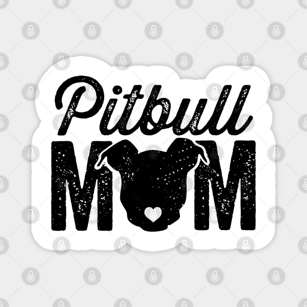 Pitbull Mom Magnet by DetourShirts