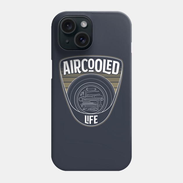 Spare wheel tool kit - Aircooled Life Classic Car Culture Phone Case by Aircooled Life
