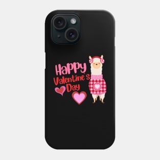 Llama Valentines Day Phone Case