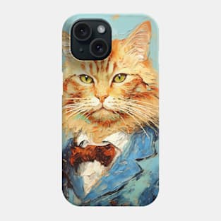 Van Gogh's cat Phone Case