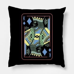 King of Diamonds Night Mode Pillow