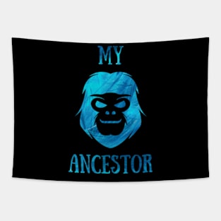 Great Looking Blue Monkey Ancestor Tapestry