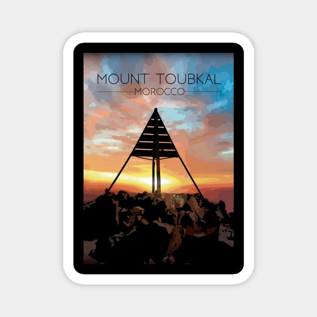 Mount Toubkal Magnet by robertdaviss