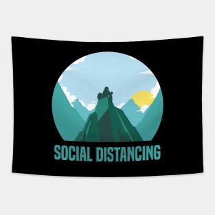 Vertical Social Distancing Tapestry