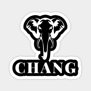 chang :beautiful elephant pattern Magnet