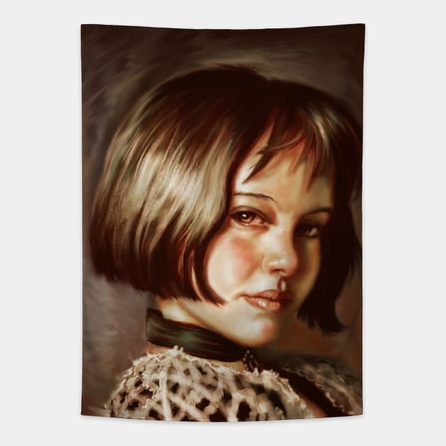 Mathilda portrait Tapestry by Artofokan