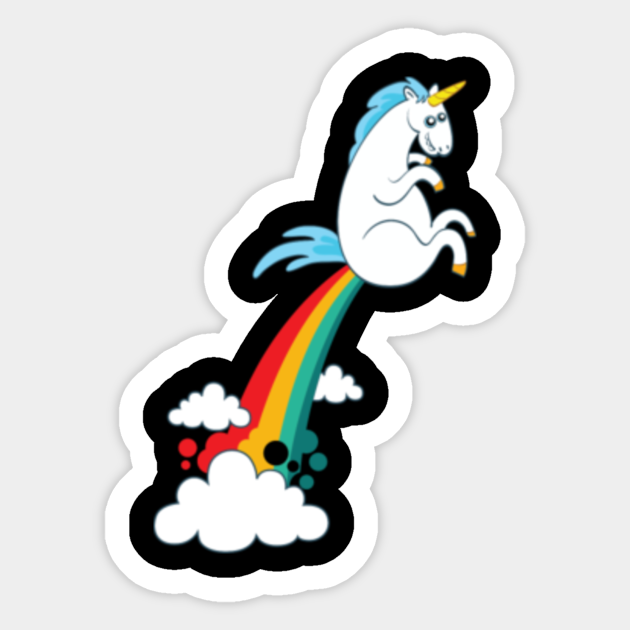 Funny Unicorn Rainbow Fart Cloud - Funny Unicorn Rainbow Fart Cloud - Sticker | TeePublic Funny Unicorn Rainbow Fart Cloud - Funny Unicorn Rainbow Fart Cloud - Sticker | TeePublic