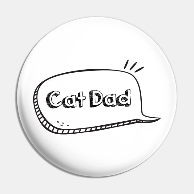 Dad Love Cat Fathers Day Cat Lover Pet Love Gifts Pin by chrizy1688