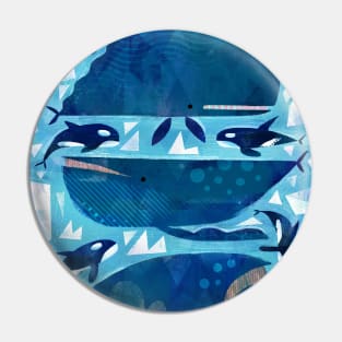 Orca Whales 2 Pin