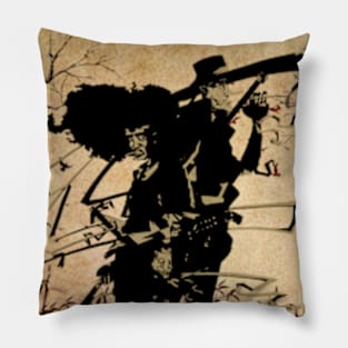 Justice afro samurai Pillow