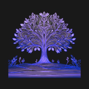 Amethyst Tree T-Shirt Design. T-Shirt