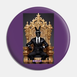 SpinSpinBunny Throne Pin