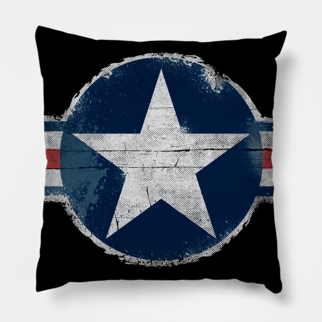 Vintage US Air Force Shirt Pillow by Dailygrind