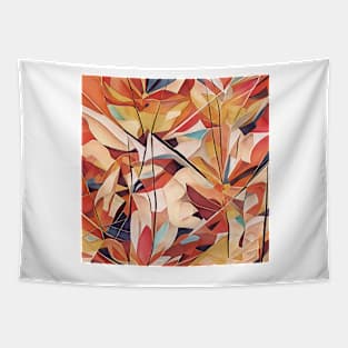 Tropical Plant Abstract Tapestry