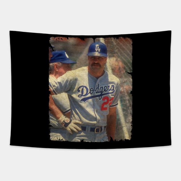 Kirk Gibson - Game 1 of The 1988 World Series Tapestry by PESTA PORA