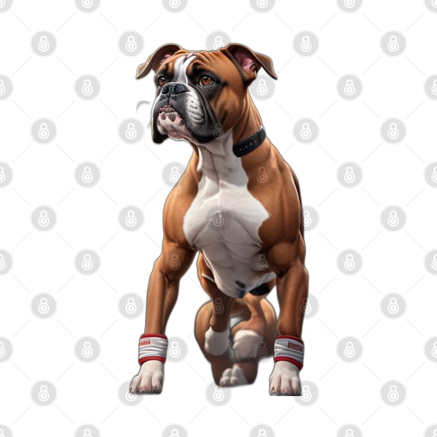 Boxer Dog by Moulezitouna