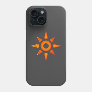 Sun Crest w. Gradient and outline Phone Case