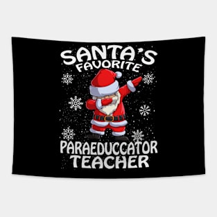 Santas Favorite Paraeduccator Teacher Christmas Tapestry