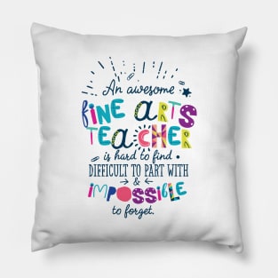 An Awesome Fine Arts Teacher Gift Idea - Impossible to forget Pillow