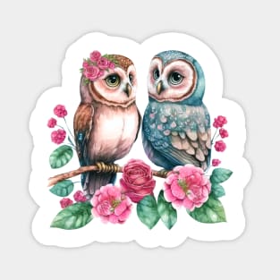 owl Blue Magnet