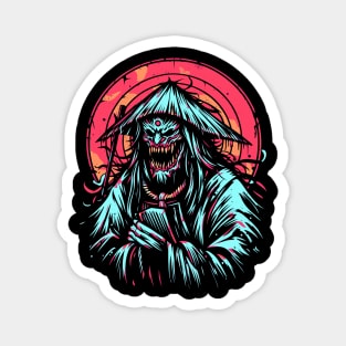 Japanese horror monk Magnet