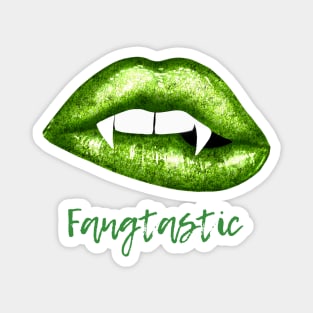 Fangtastic Green Lips Magnet