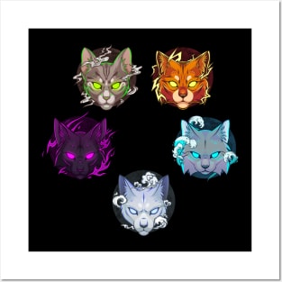 THe five clans - Warrior cats - Digital Art, Childrens Art, Other Childrens  Art - ArtPal