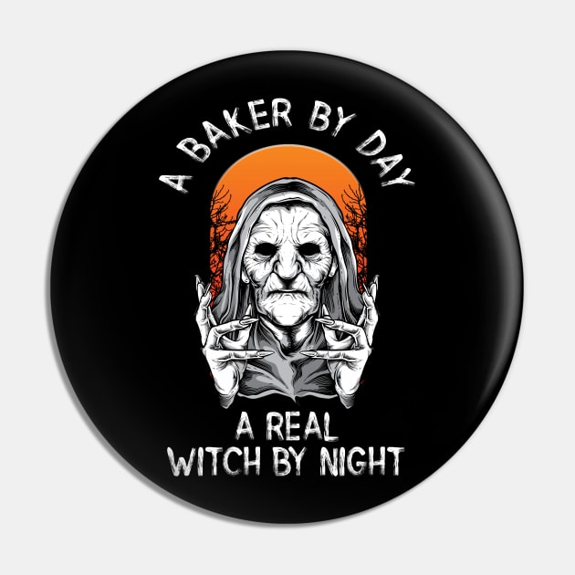 Women's Real Witch Halloween Pin by pa2rok