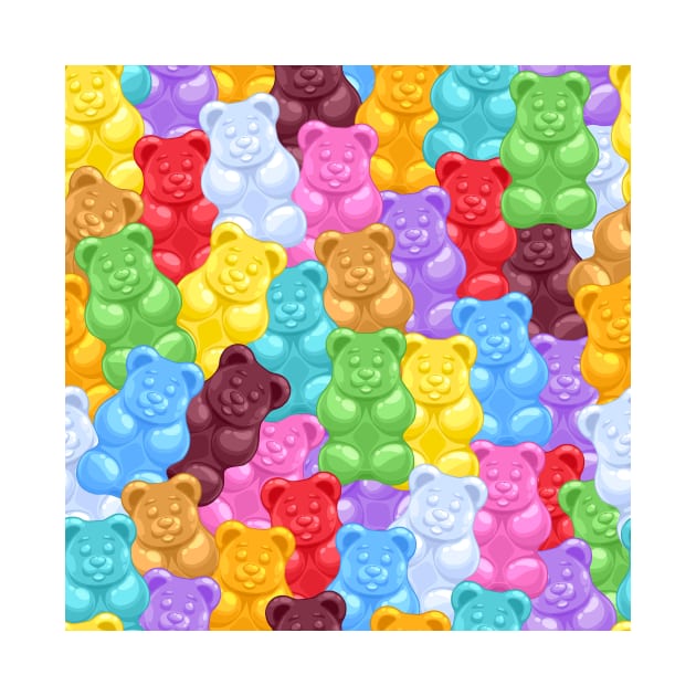 Rainbow Gummy Bear Candy by NewburyBoutique