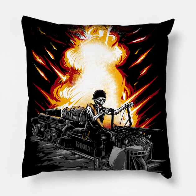 punk army Pillow by spoilerinc