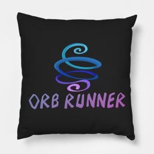 Orb Runner Logo Pillow